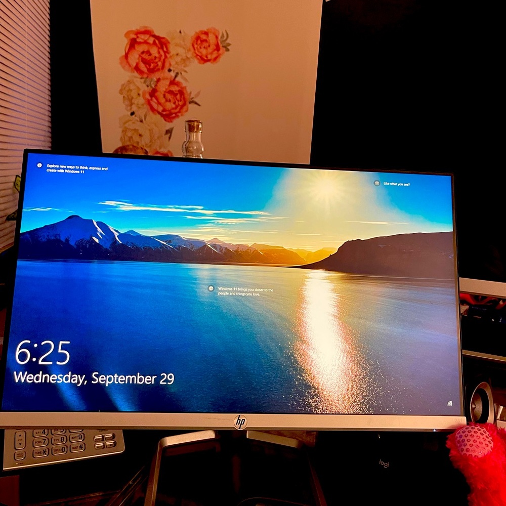 Beautiful 17 in HP HD monitor!